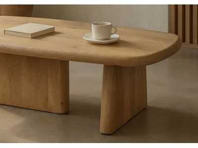 Mesa de centro de madera maciza - AREZZO