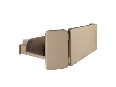 Cama completa de diseño moderno tapizada - ABA