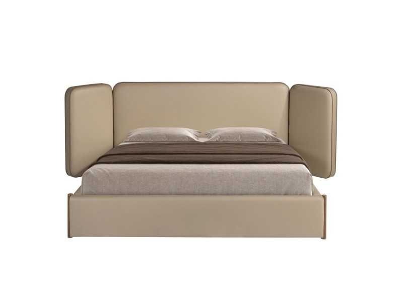 Complete upholstered bed with a modern design - ABA