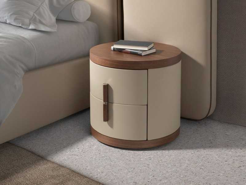 Modern design round bedside table - ABA