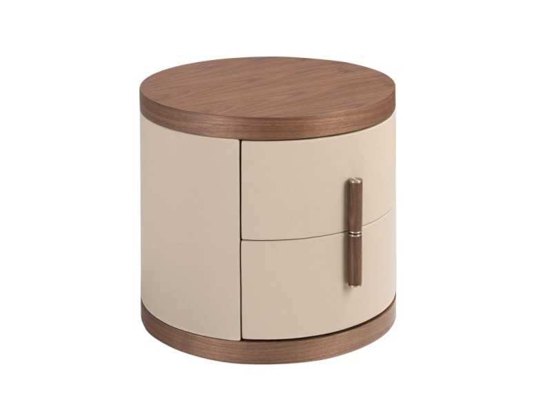 Table de chevet ronde au design moderne - ABA
