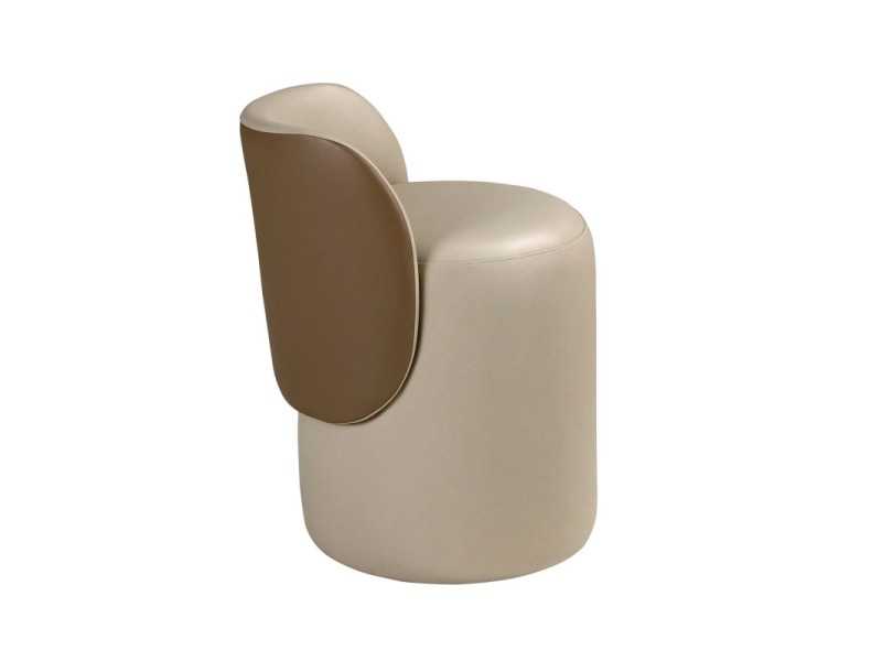 Pouf de diseño moderno con respaldo - ABA