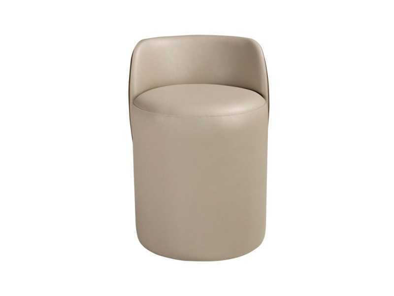 Pouf de diseño moderno con respaldo - ABA