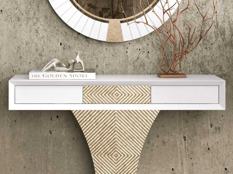 Designer lacquered console - BIBI