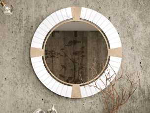 Designer round mirror - BIBI