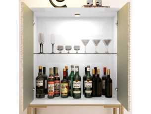 Mueble bar de diseño con luz led - AUBRY 2