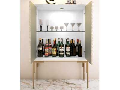 Mueble bar de diseño con luz led - AUBRY