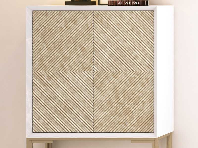 Mueble bar de diseño con luz led - AUBRY