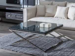 Mesa de centro cuadrada de diseño moderno - ALDONZA