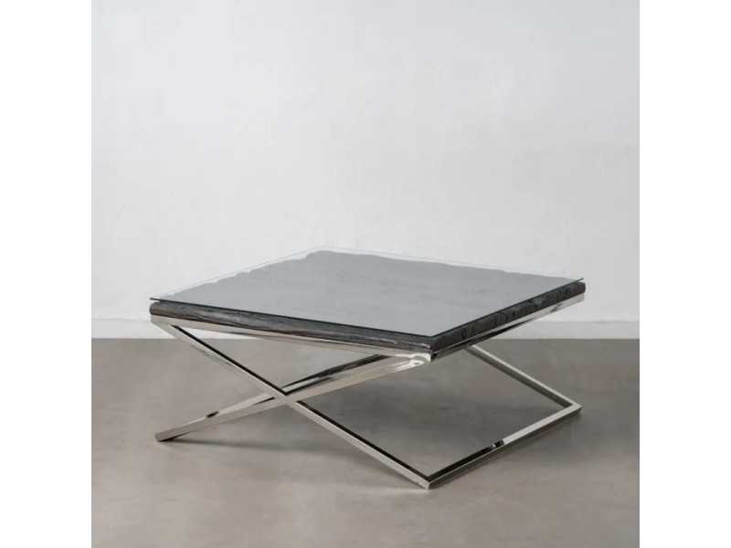 Mesa de centro cuadrada de diseño moderno - ALDONZA