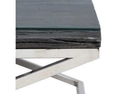 Mesa de centro cuadrada de diseño moderno - ALDONZA