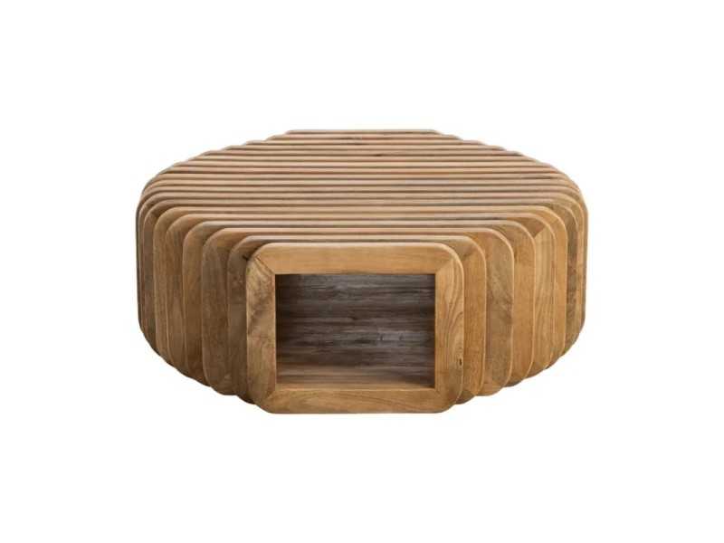 Mesa de centro de madera maciza - ABABOL