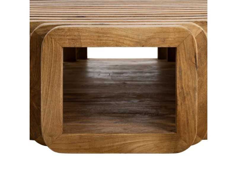 Mesa de centro de madera maciza - ABABOL
