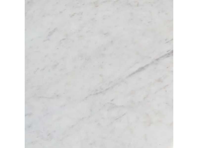 Table basse ronde en bois avec un plateau en marbre - JARTUM