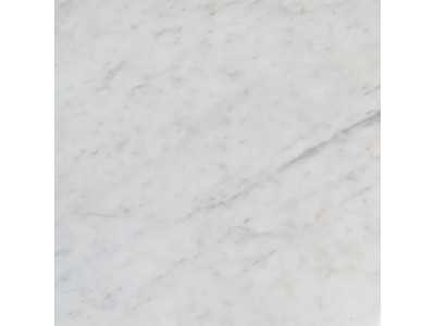 Round coffee table made of wood with a marble top - JARTUM