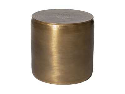 Ensemble de 3 tables basses en aluminium -VERNE