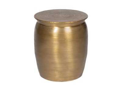 Set of 3 aluminum coffee tables -VERNE