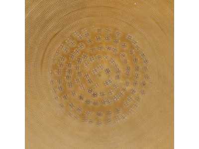 Ensemble de 3 tables basses en aluminium -VERNE