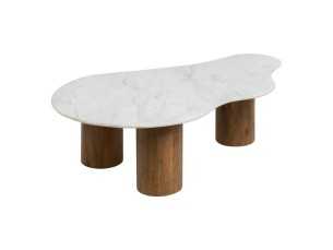 Mesa de centro con tapa de mármol -YEMEN 2