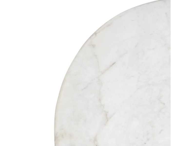 Mesa de centro con tapa de mármol -YEMEN