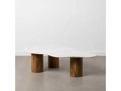 Coffee table with marble top -YEMEN