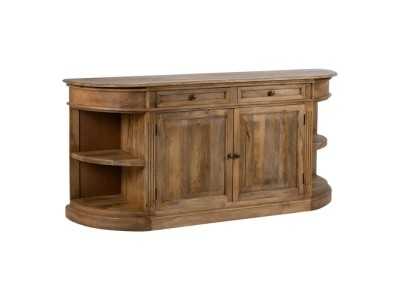 Wooden sideboard with 2 doors and 2 drawers - TURQUIE