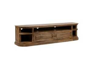Wooden TV stand with 8 compartments and two doors - TURQUIE 2