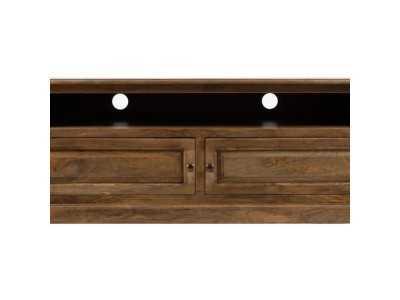 Wooden TV stand with 8 compartments and two doors - TURQUIE