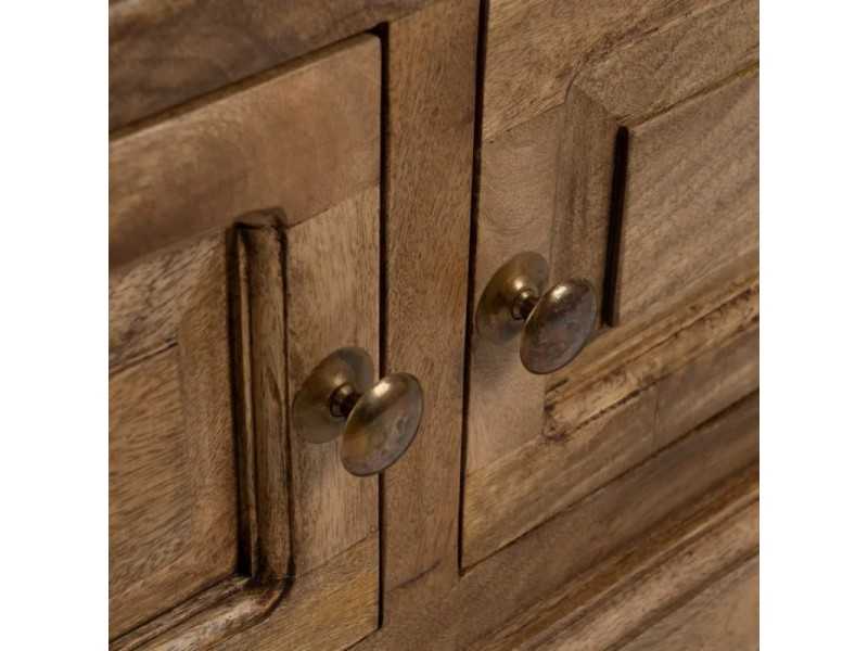 Meuble TV en bois avec 8 compartiments et deux portes - TURQUIE