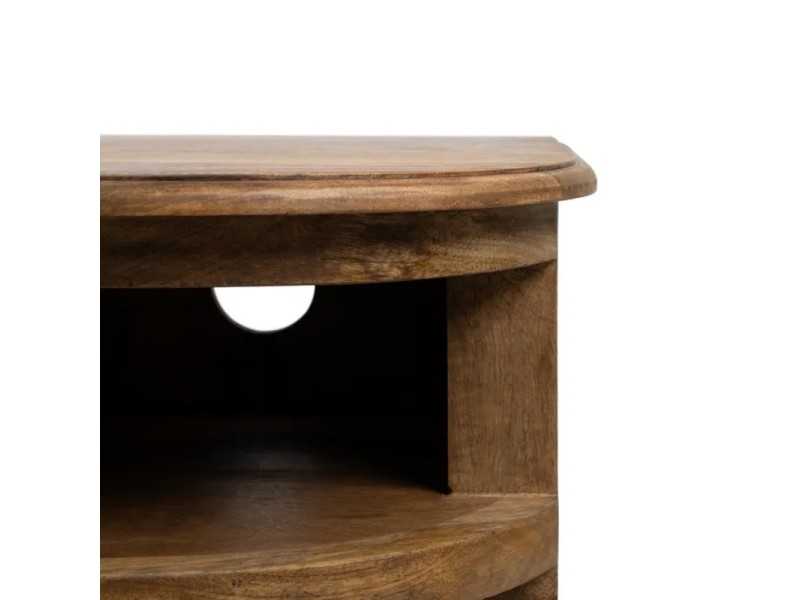 Meuble TV en bois avec 8 compartiments et deux portes - TURQUIE