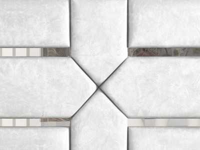 Cama completa de diseño moderno lacada y tapizada - ALIX