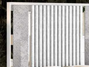 Tête de lit rembourrée et laquée au design moderne - AIMÉE 2