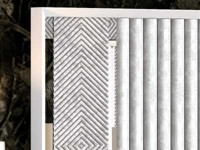 Tête de lit rembourrée et laquée au design moderne - AIMÉE