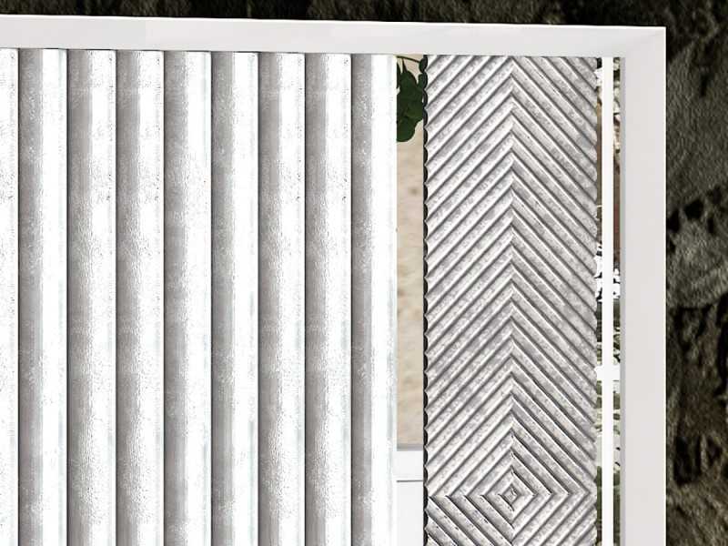 Upholstered and lacquered headboard with a modern design - AIMÉE