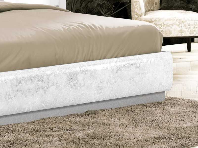 Cama completa de diseño moderno lacada y tapizada - AIMÉE