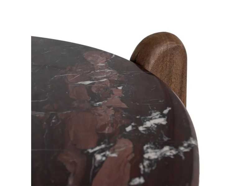 Mesa de centro con tapa de mármol - NOIA 2