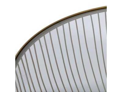 Round coffee table made of steel and glass - KELLNERIN