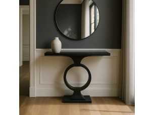 Console au design moderne en acier et verre - CHARLOTTE 2