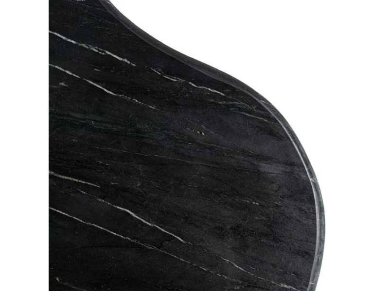 Mesa de centro con tapa de mármol - YEMEN BLACK