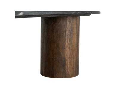 Mesa de centro con tapa de mármol - YEMEN BLACK
