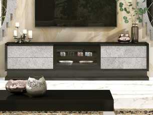 Mueble TV de diseño lacado - AUBRY 2