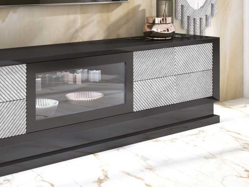 Mueble TV de diseño lacado - AUBRY