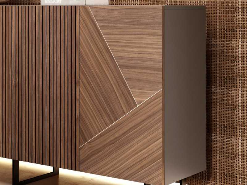 Aparador de diseño con 4 puertas - ABRANO