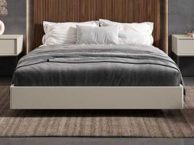 Cama completa de diseño con cabecero XXL - ABRANO