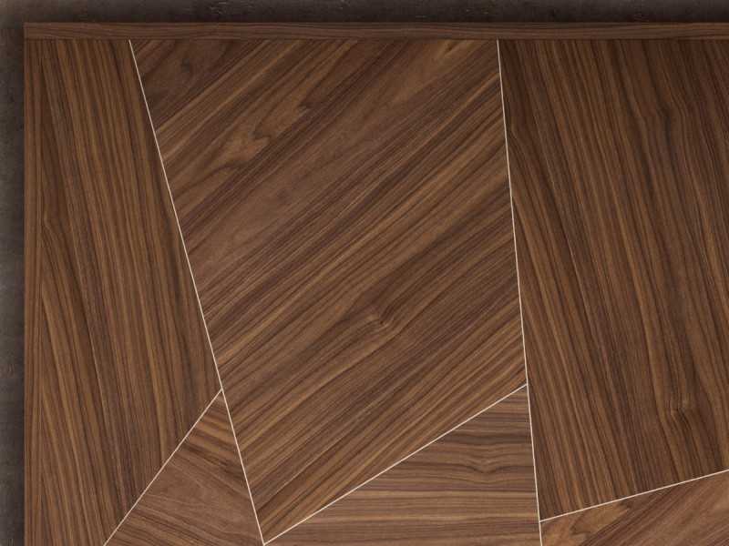 Lit design complet avec tête de lit XXL - ABRANO