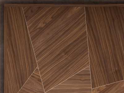 Lit design complet avec tête de lit XXL - ABRANO