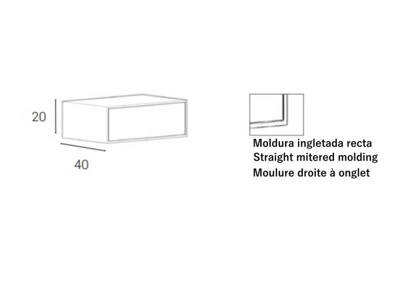 Cama completa de diseño XXL con mesitas de 1 cajón - ABÉLARD