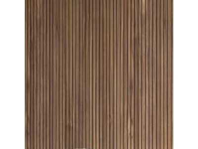 Tête de lit en noyer américain lamellé et éclairage LED - BERGEN