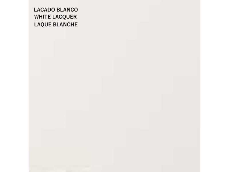 Table de chevet à 2 tiroirs en bois et laqué - BERGEN