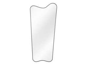 Floor mirror with aluminium frame - LUX NEGRO 2